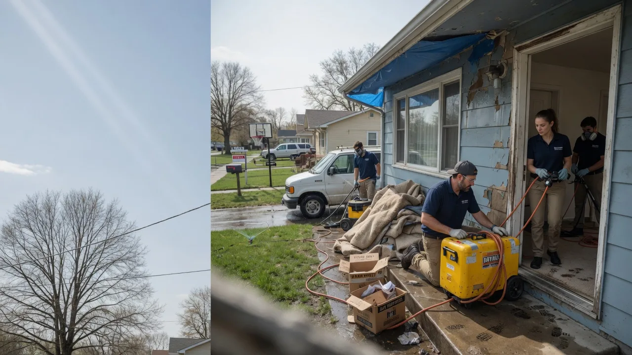 Basement Flood Cleanup in Wentworth, SD near me